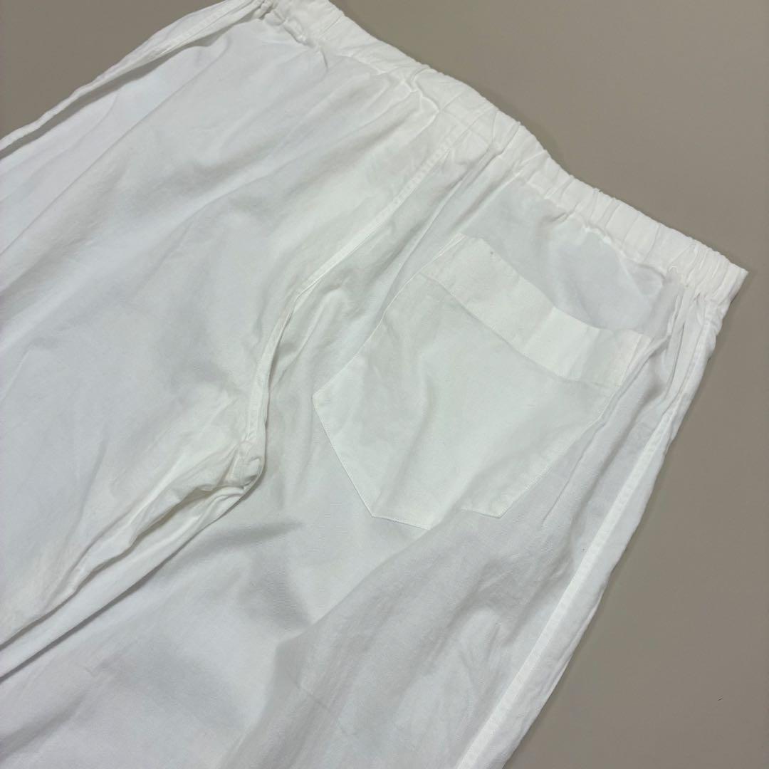 マーガレットハウエル☆ルームウェア パジャマ F ブラウス イージーパンツ 白