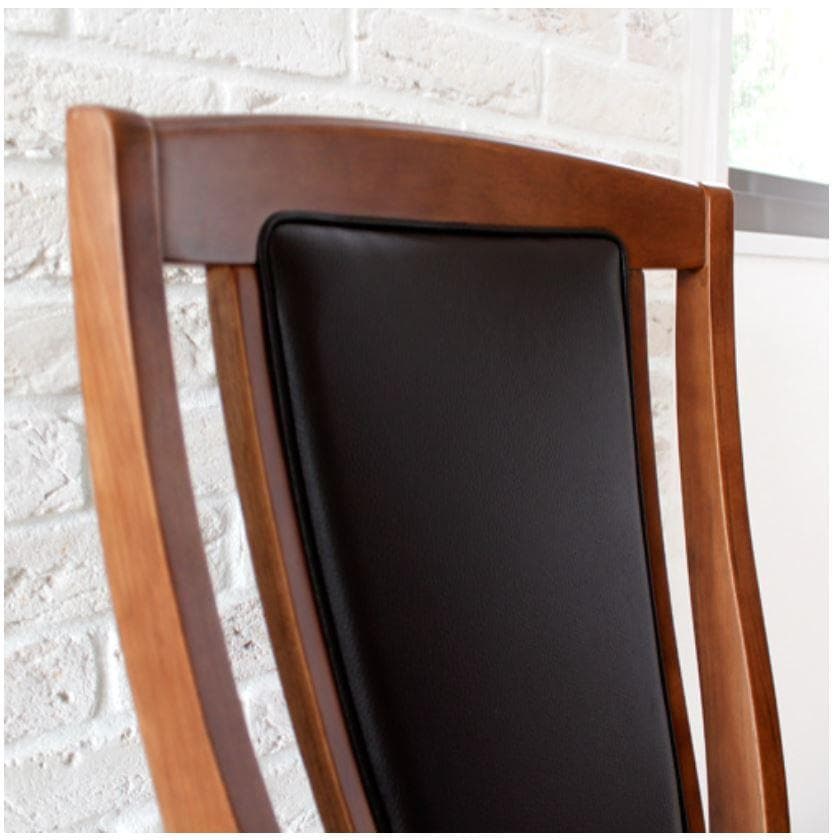 CRS　回転式ダイニングチェア　4脚　ブラウン