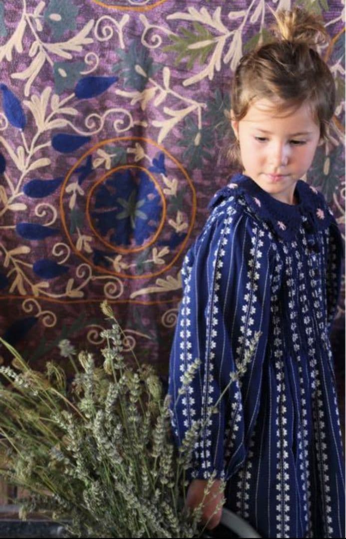 【新品】bonjour diary　付け襟ブラウス　10Y