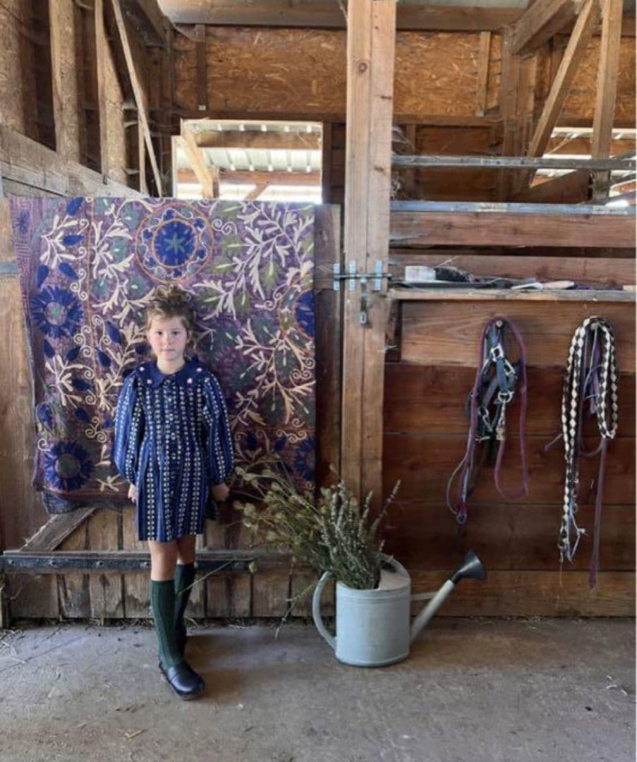 【新品】bonjour diary　付け襟ブラウス　10Y