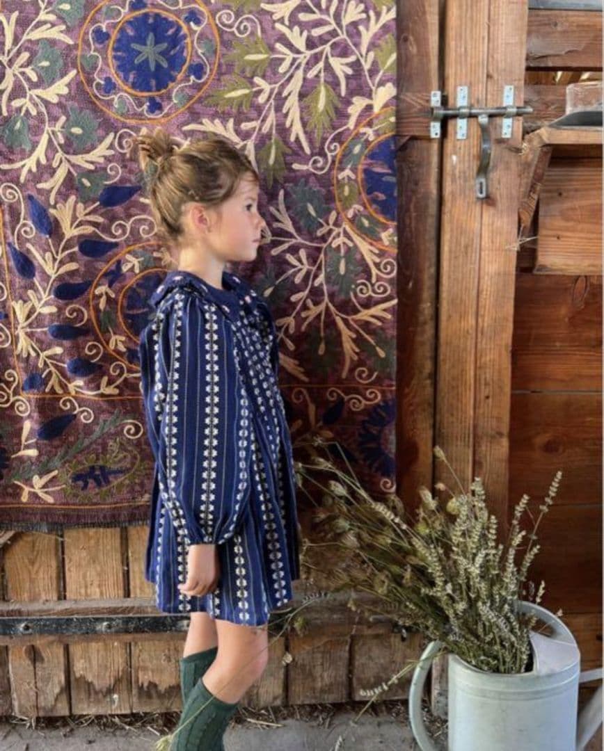 【新品】bonjour diary　付け襟ブラウス　10Y