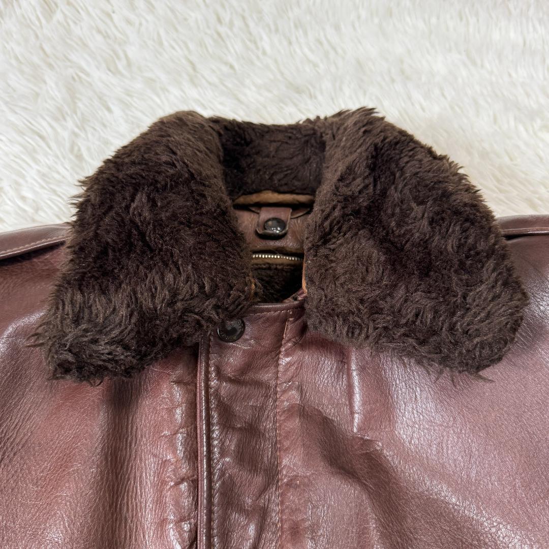 おく様✨ショット 184SM G-1 フライトジャケット 本革 ボアライナー