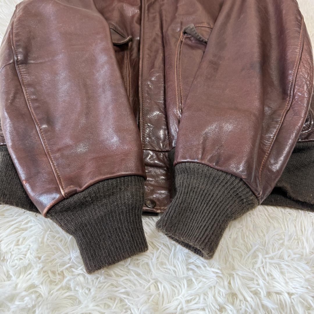 おく様✨ショット 184SM G-1 フライトジャケット 本革 ボアライナー