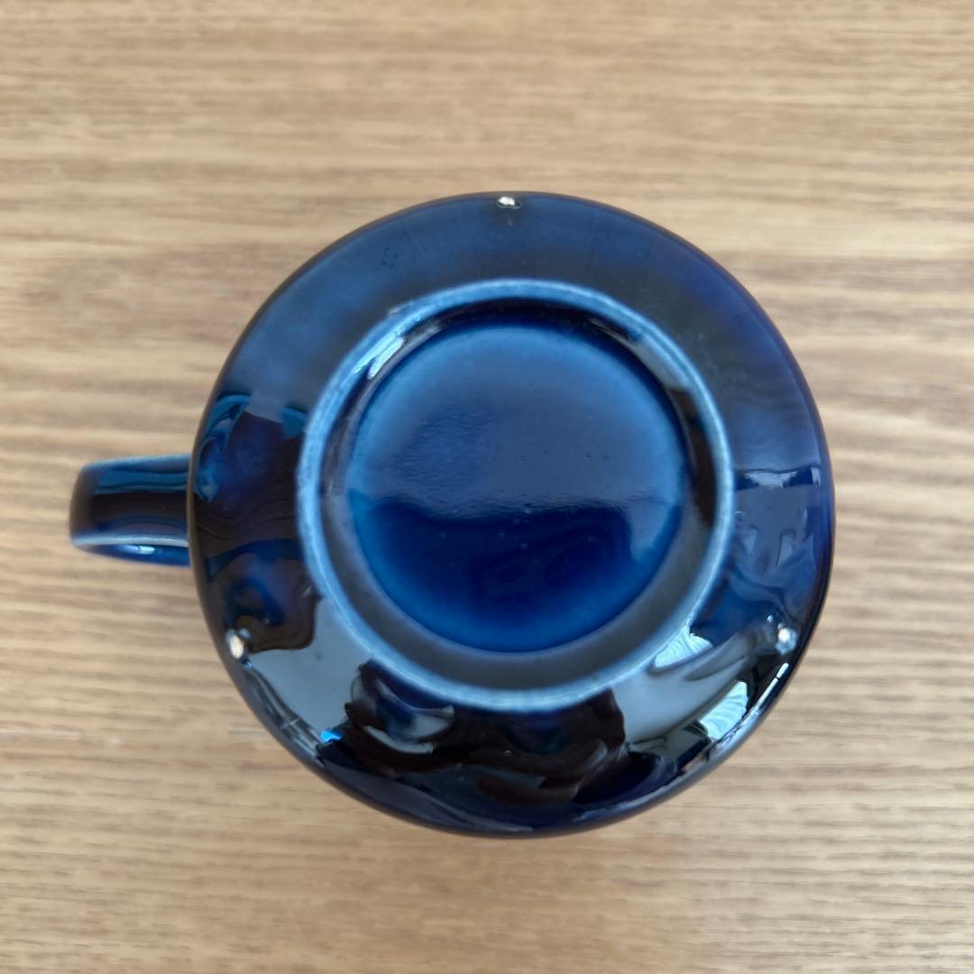 アワビウェア　カップ＆ソーサー　瑠璃 あわびウェア　awabi ware