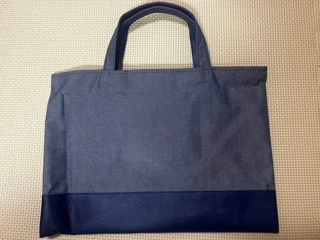 ★新品★ファミリア ブック入れ トートバッグ ミニ familiar デニム