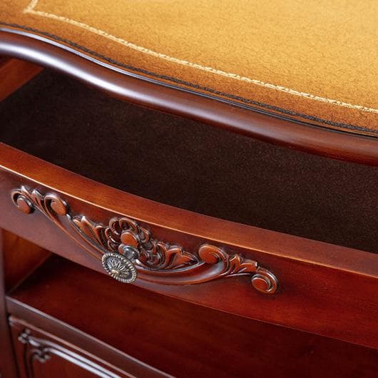 リビングボード/電話台 猫脚 幅60cm ブラウン