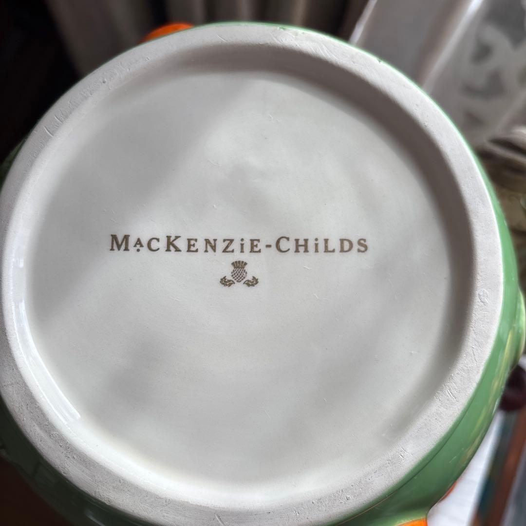MacKenzie-Childs 2026年新商品 オレンジ花瓶