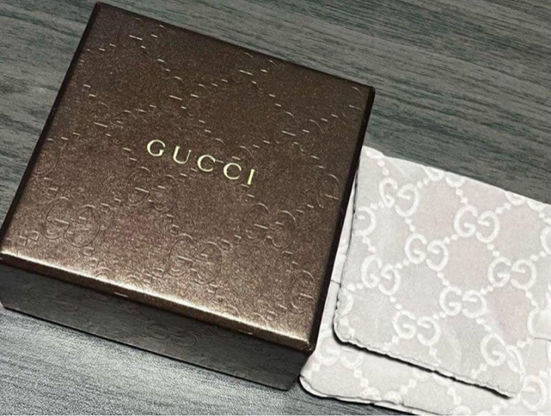 極美品‼️GUCCI 指輪　ノットワイドリング　22号