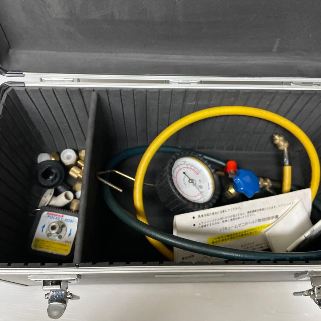 簡易真空ポンプ　ポケロビ バキュームマニホールド ロビネア
