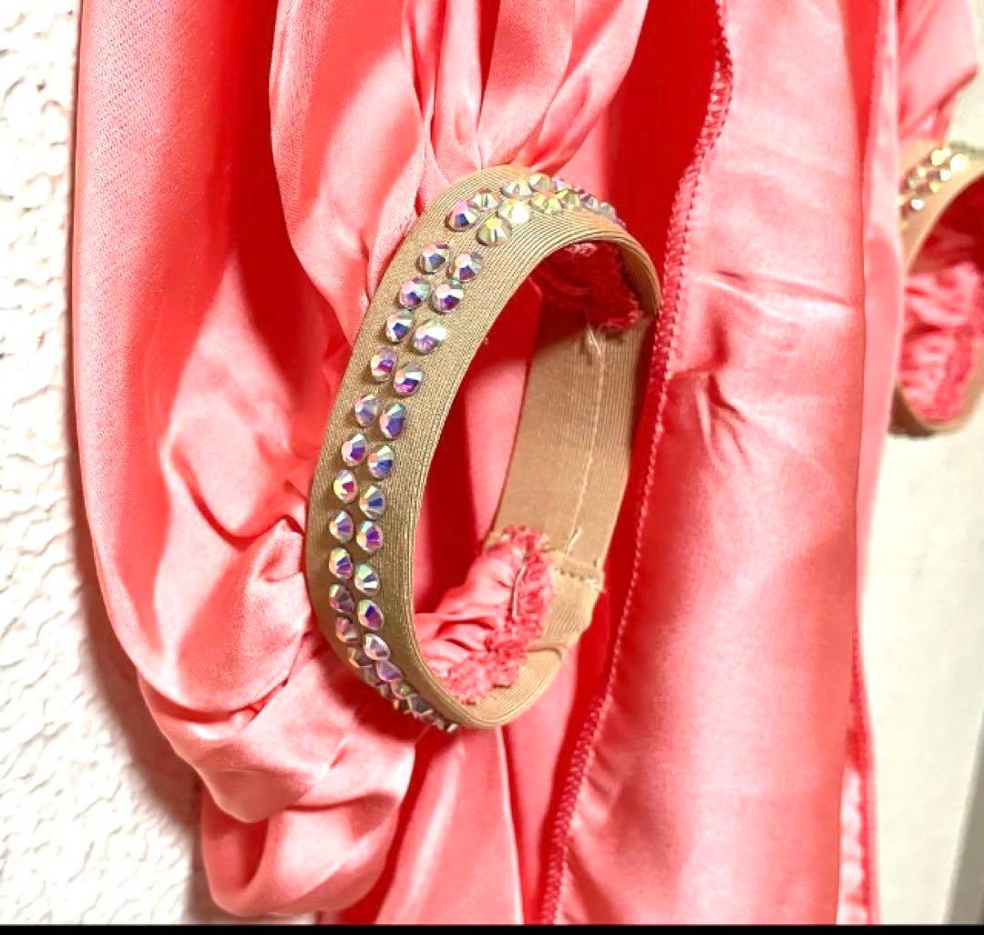 ❣️限定セール❣️新品 豪華ベリーダンス衣装 ベールスリーブ付ブラ＆スリットスカート