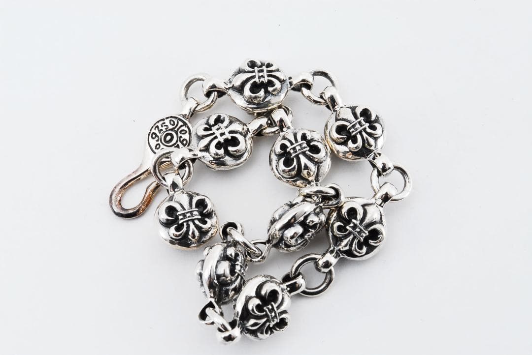 フレアボール　ブレスレット　シルバー925 22cm