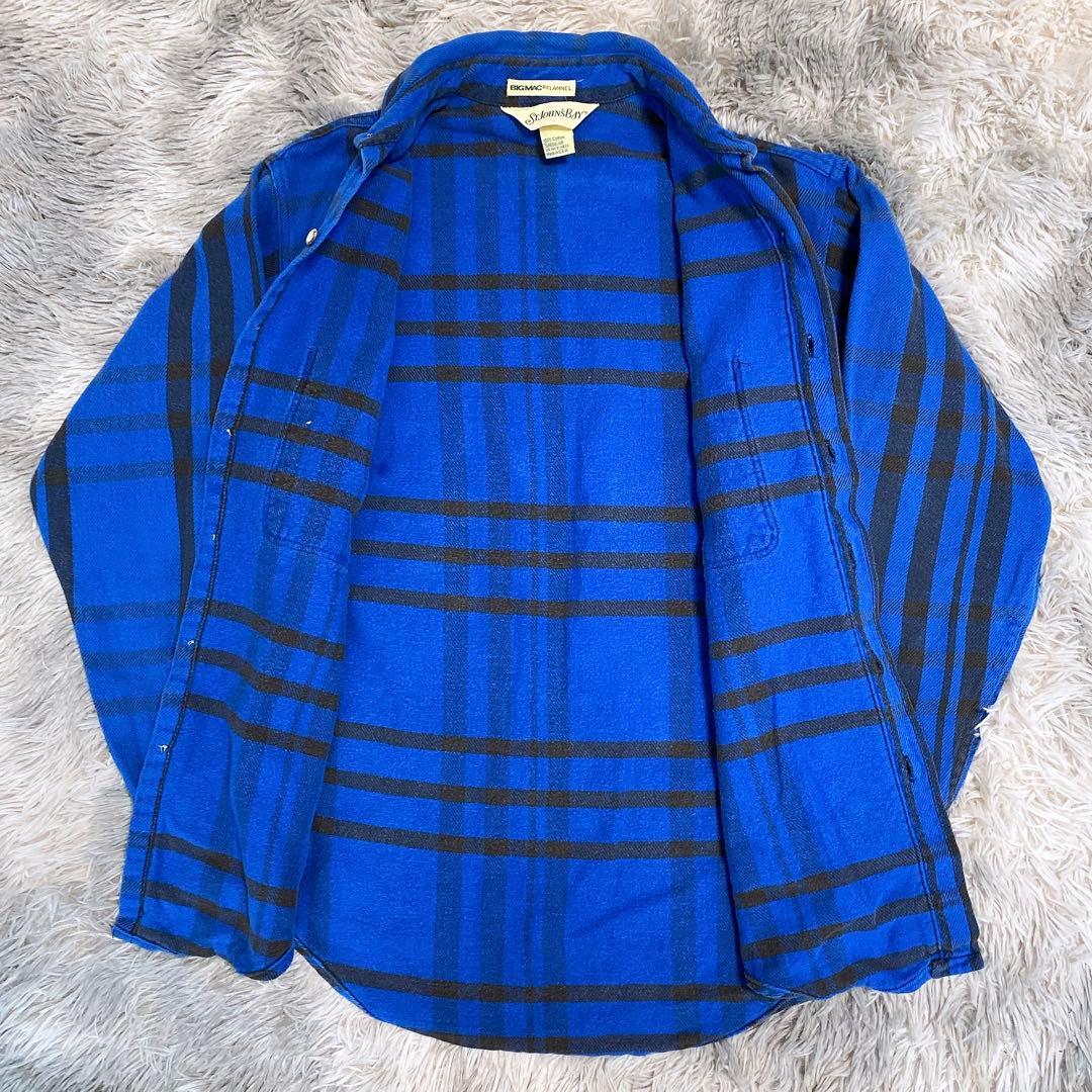 【90's USA製】BIG MAC×St.JOHN'S BAY ヘビネル 青