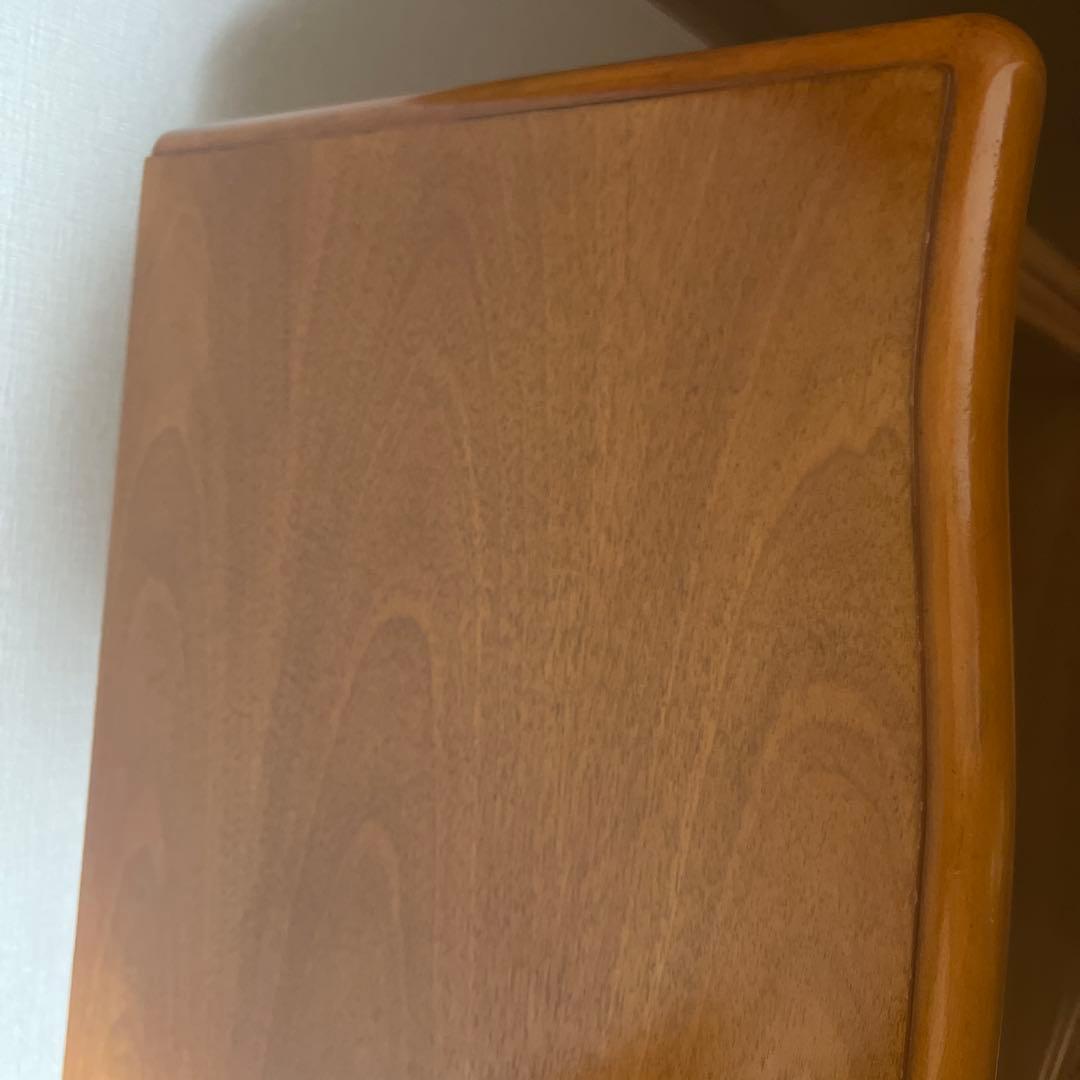 アンティーク風電話台キャビネット