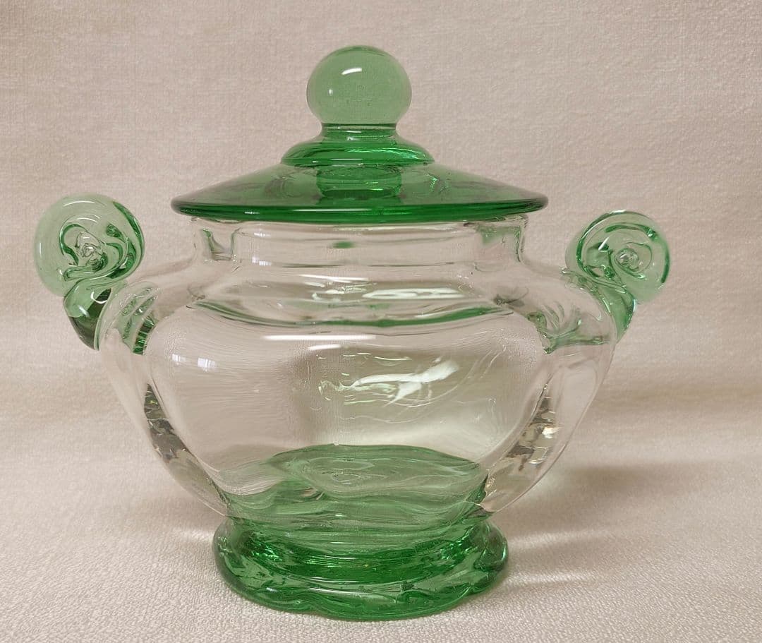 ガラス レトロ キャンディポット キャニスター