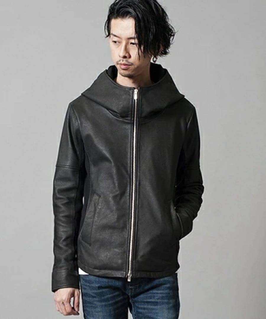 NO ID ノーアイディー　ラムバフィングフーデッドＢＬＺ ブルゾン