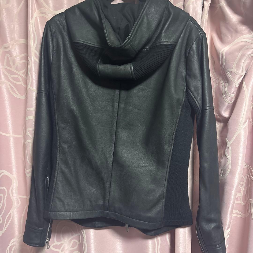 NO ID ノーアイディー　ラムバフィングフーデッドＢＬＺ ブルゾン