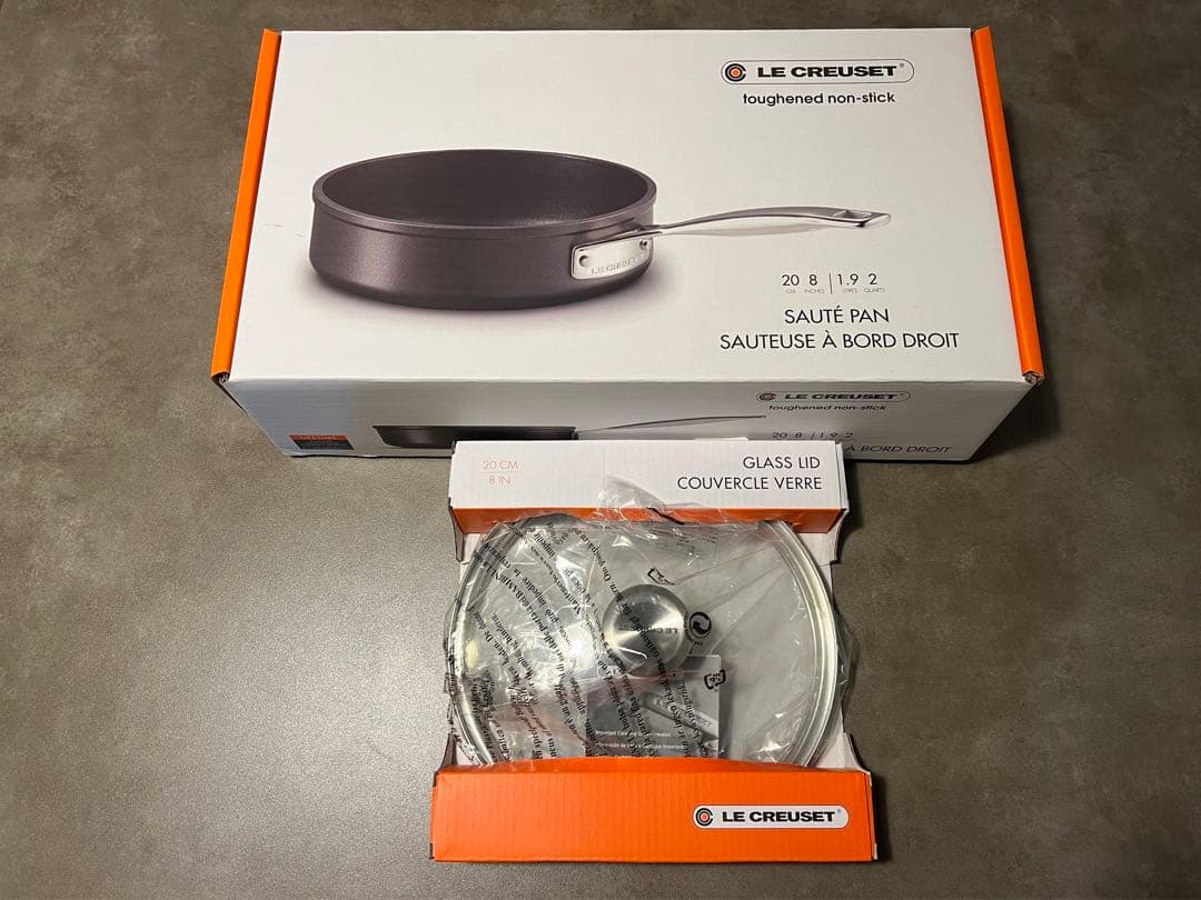 新品未使用　蓋付き　ル・クルーゼTNS ソテーパン 20cm フライパン