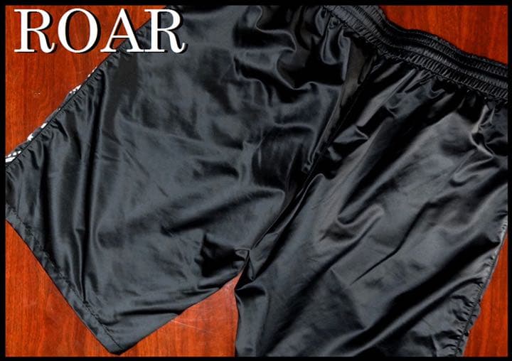 ROAR モチーフ スイムパンツ 水着 黒 2 M ロアー メンズ 海パン
