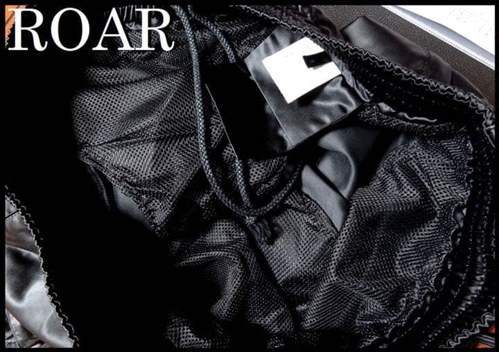 ROAR モチーフ スイムパンツ 水着 黒 2 M ロアー メンズ 海パン
