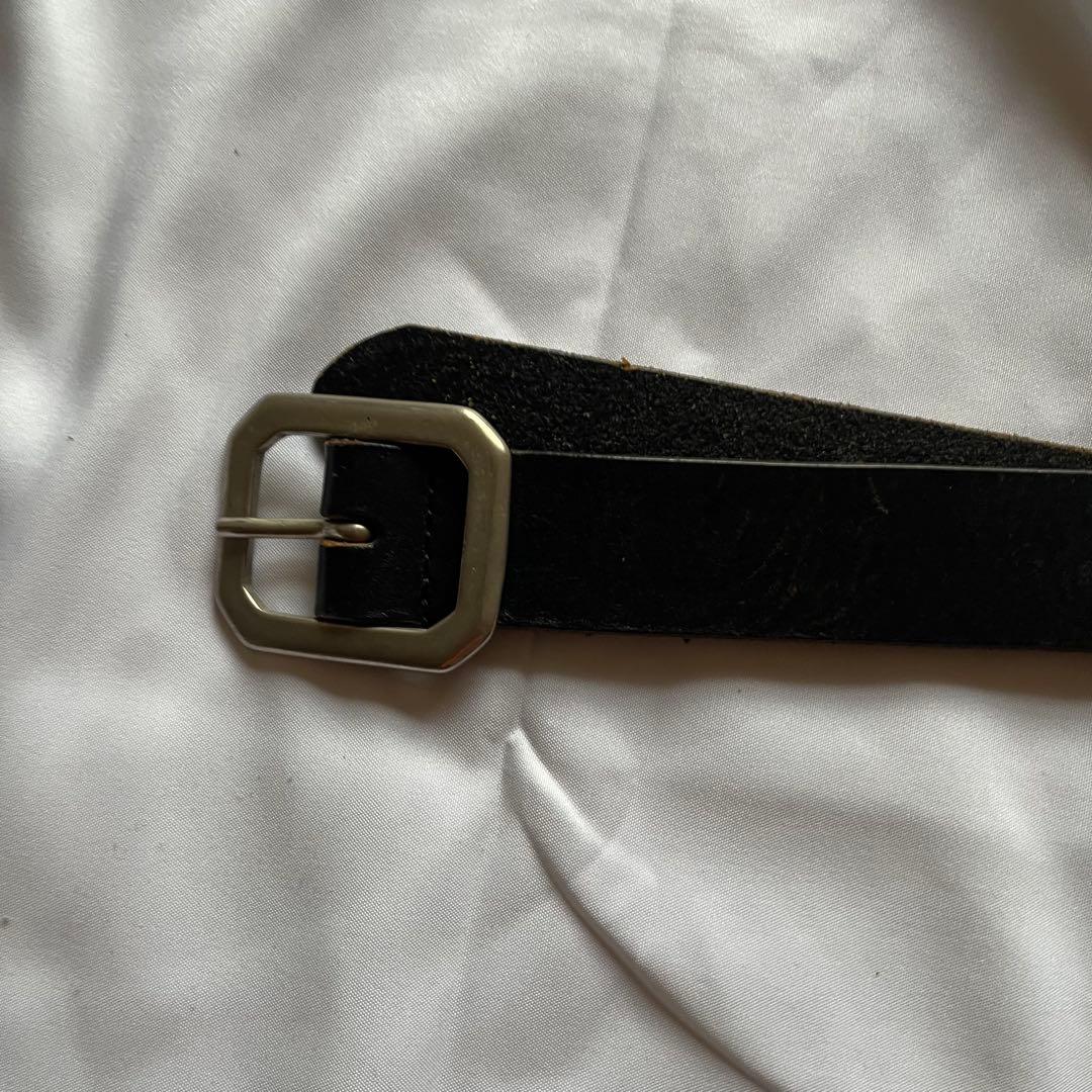 00s y2k スタッズ ベルト 本革 archive vintage