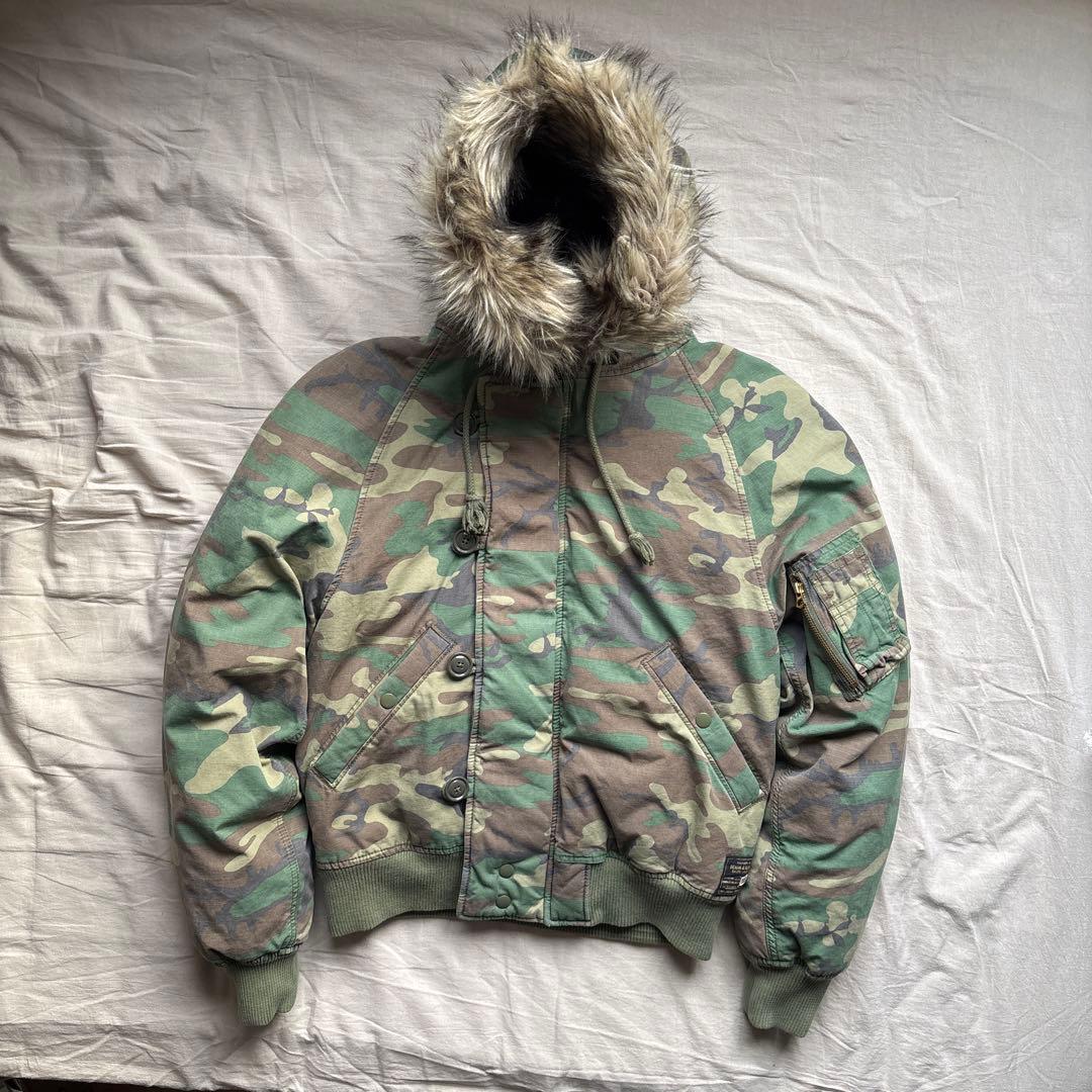 【日本未発売】DENIM & SUPPLY N-2B 迷彩 カモ