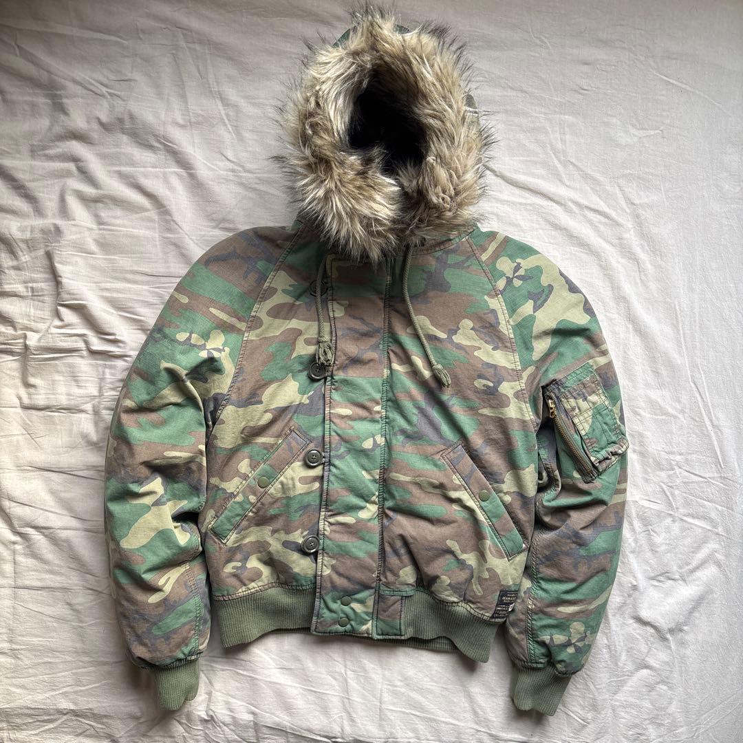 【日本未発売】DENIM & SUPPLY N-2B 迷彩 カモ