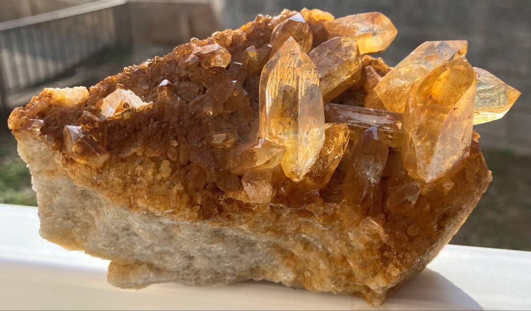 ガネーシュヒマール　ヒンドゥン産　高透明度　ゴールデンヒーラー　虹 627g