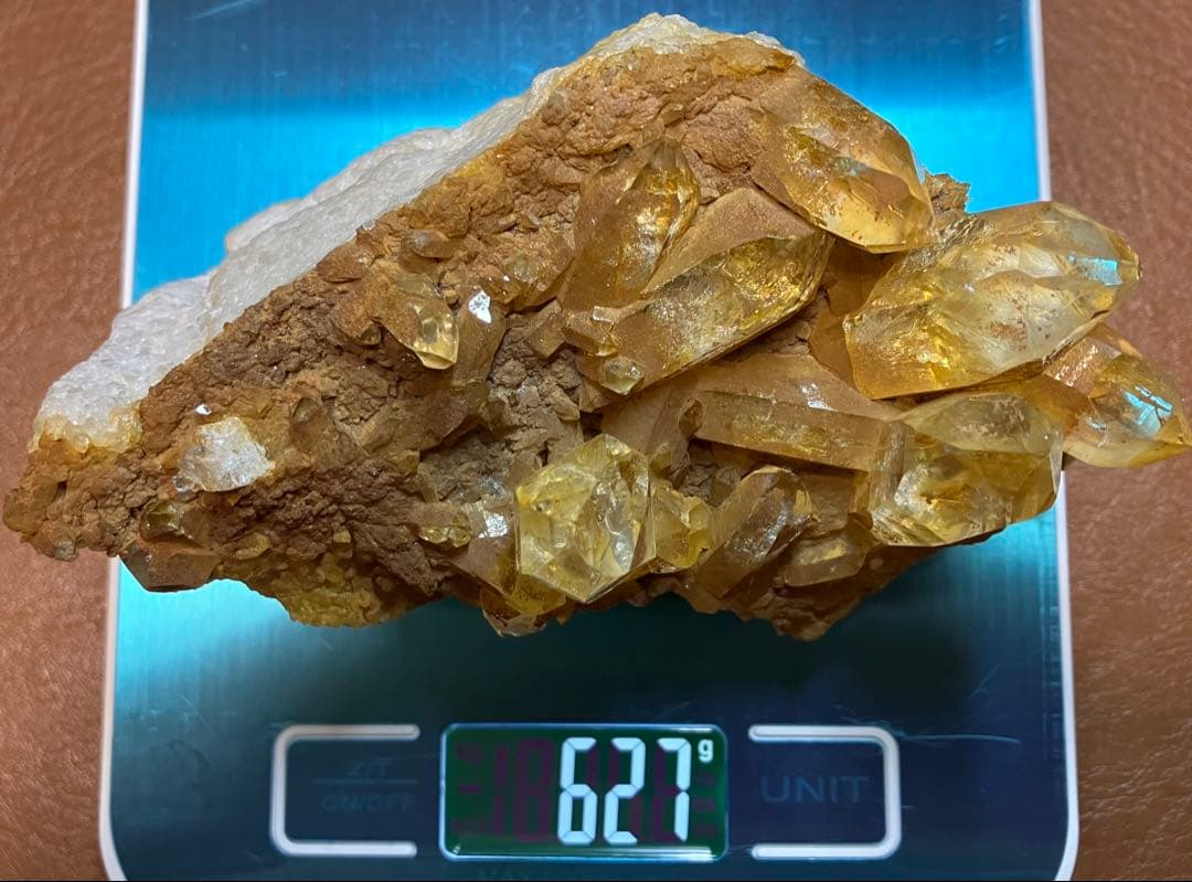 ガネーシュヒマール　ヒンドゥン産　高透明度　ゴールデンヒーラー　虹 627g