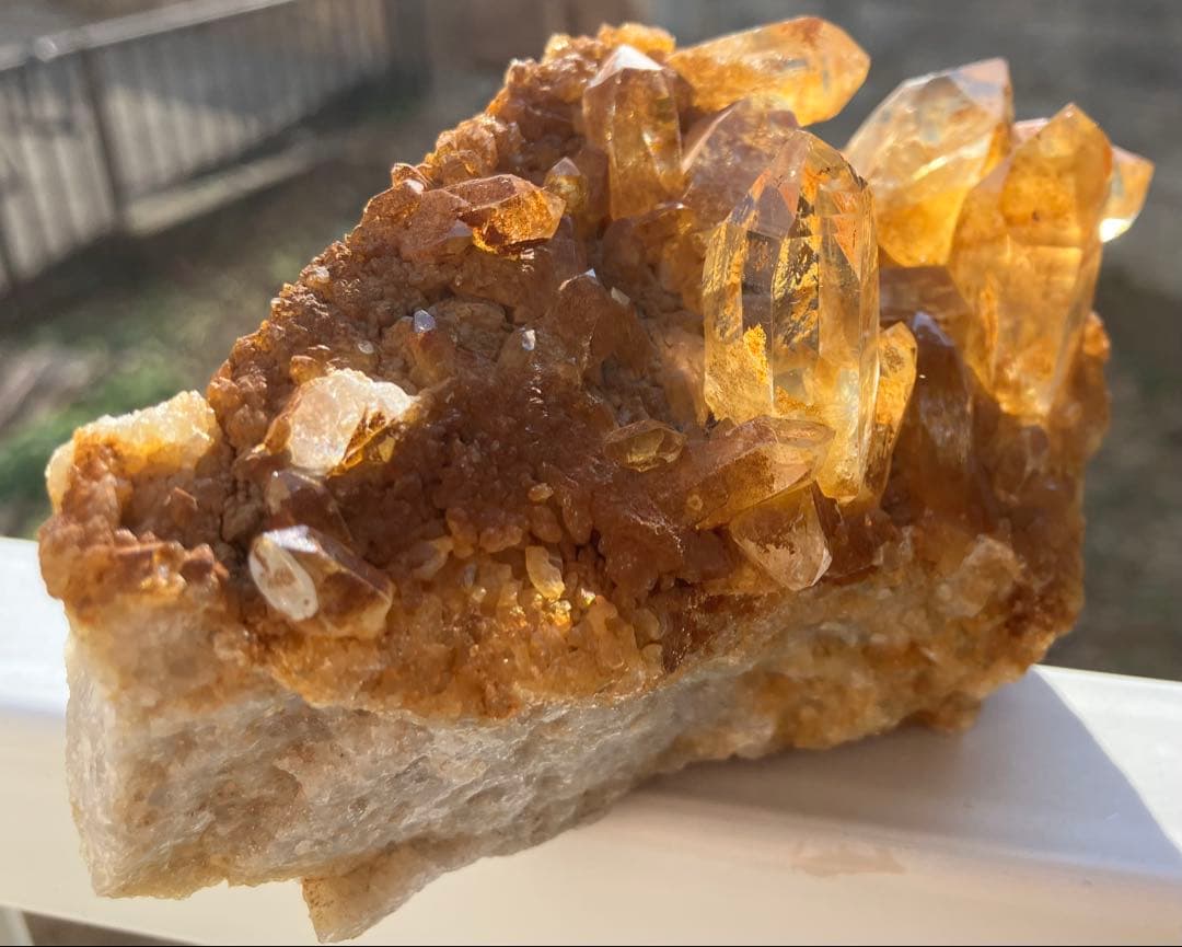 ガネーシュヒマール　ヒンドゥン産　高透明度　ゴールデンヒーラー　虹 627g