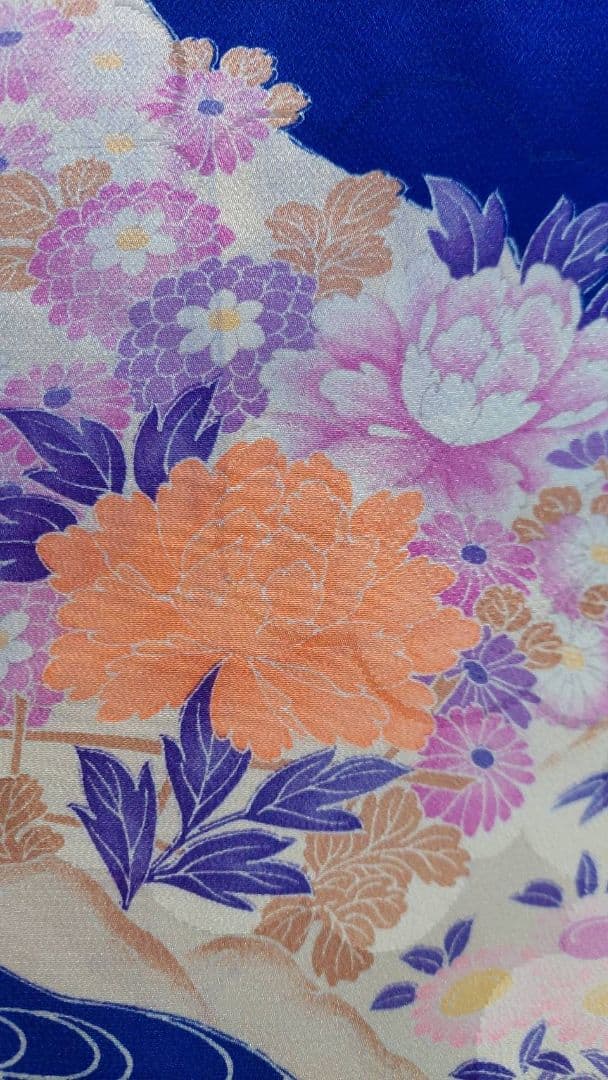 NK94アンティーク子供着物正絹ジュニアサイズ着丈134センチ裄丈51センチ美品