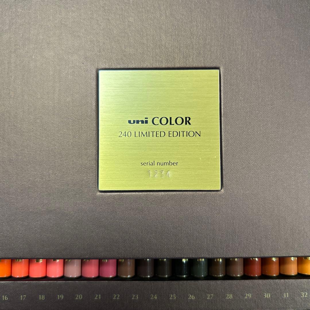 uni COLOR 240 LIMITED EDITION 色鉛筆セット