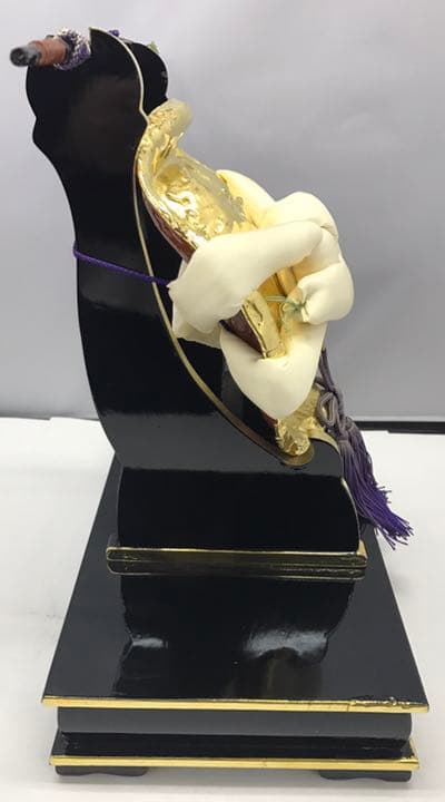 100号 陣笠 木製 本金 岩