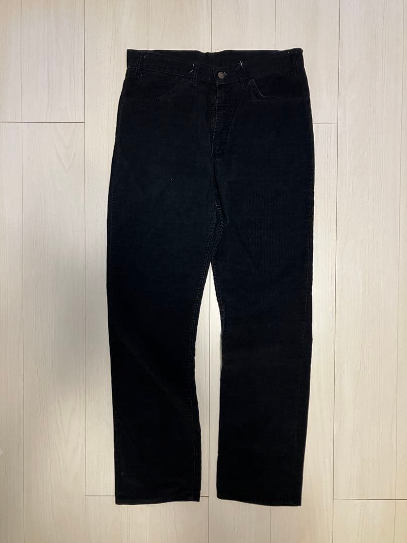 70's〜80's Levi's 519 1558 真っ黒 ブラックコーズ
