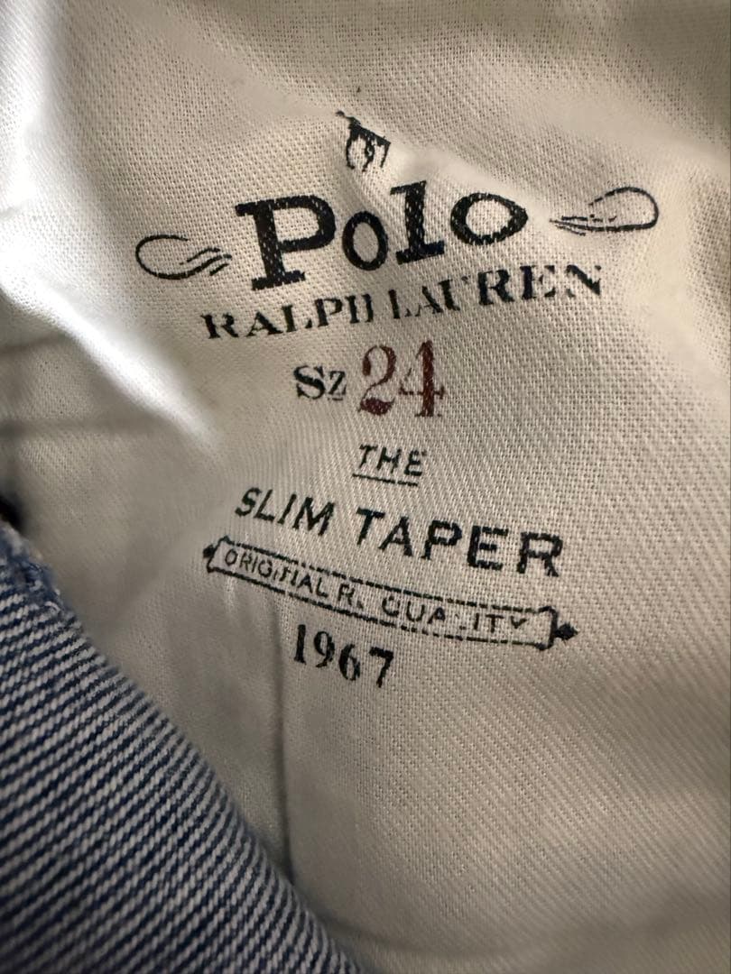 ポロラルフローレン　デニムパンツ　レディース　24 新品未使用