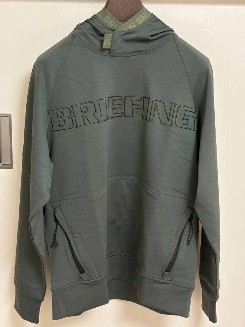 J*N様 未使用)ブリーフィング ゴルフ メンズ パーカー サイズM オリーブ