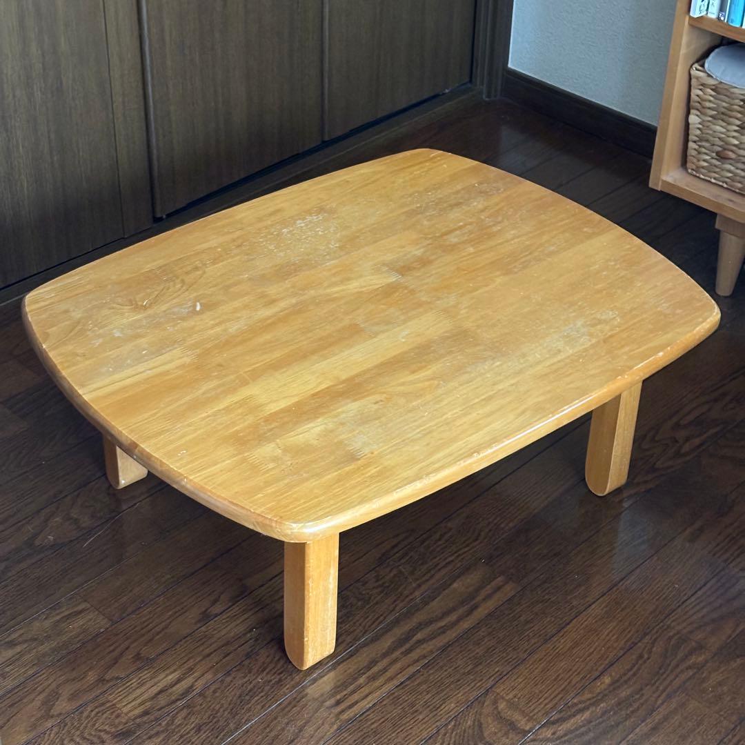 木製 折りたたみ ちゃぶ台 ローテーブル 座卓