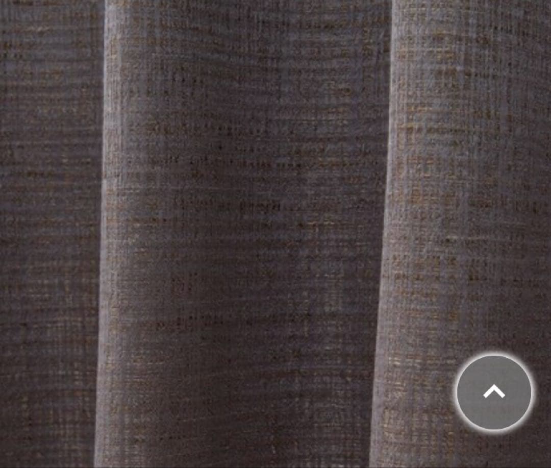 【美品新品】オーダーカーテン PK021 ブラウン 幅144㎝　丈207㎝2枚