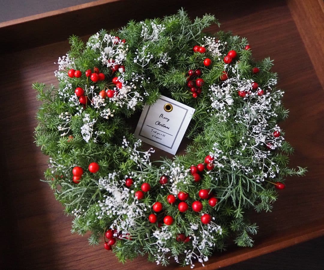 ⌘ クリスマスリース ⌘ ホリデーシーズンのクリスマスリース
