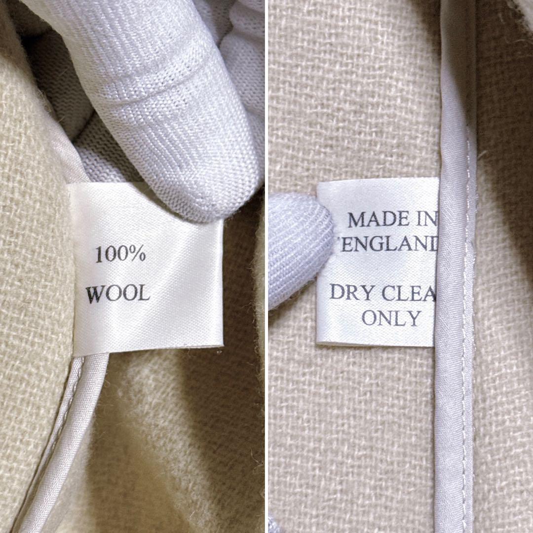 【未使用】オールドイングランド ダッフルコート ロング ヘリンボーン トグル