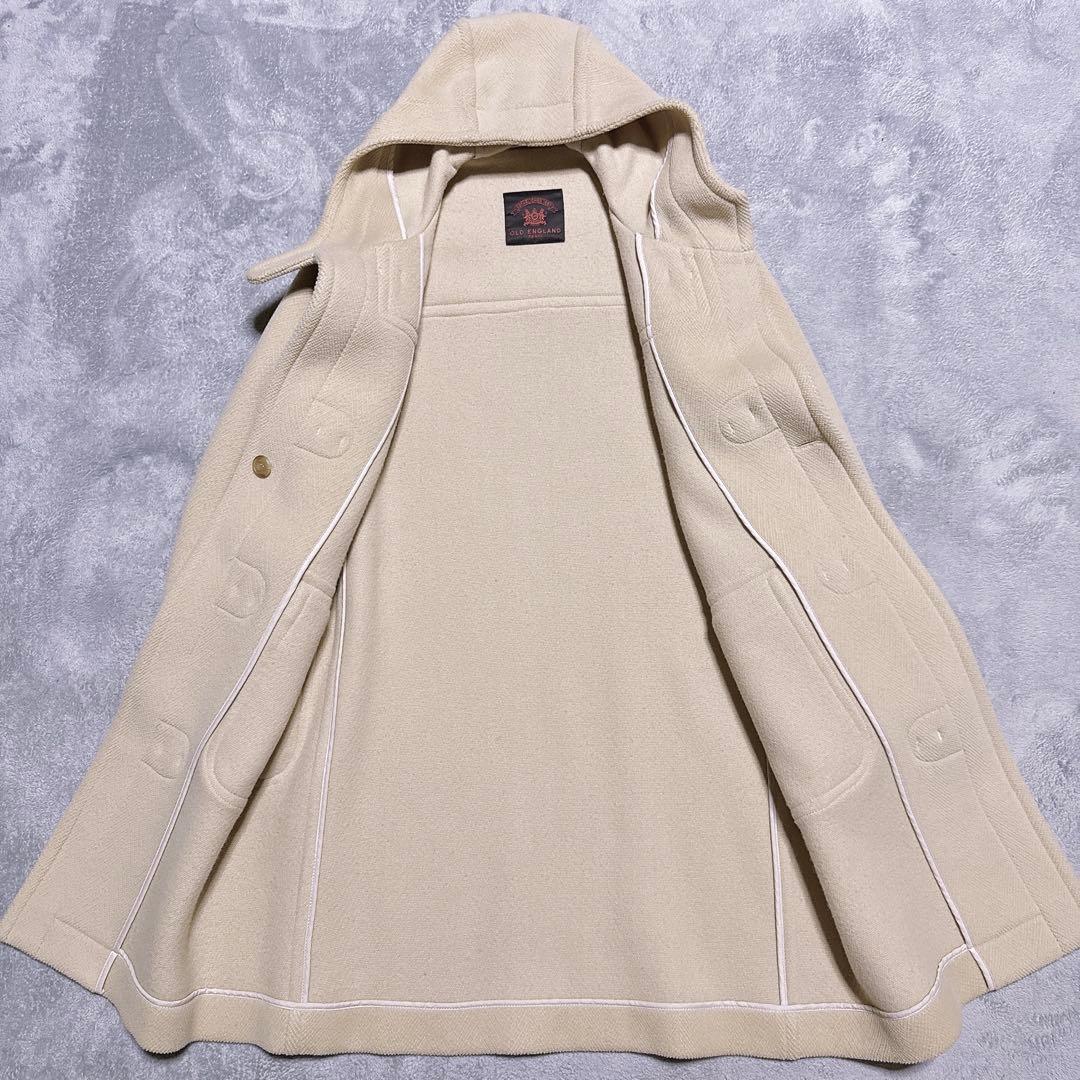 【未使用】オールドイングランド ダッフルコート ロング ヘリンボーン トグル