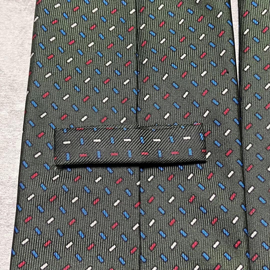 【極美品】　マリネッラ　ネクタイ　シルク　総柄　小紋柄　イタリア製　高級　ナポリ