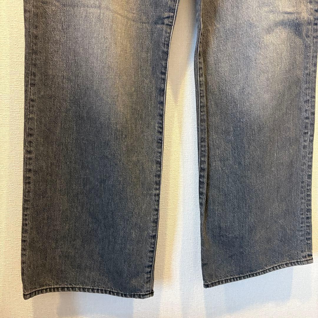 【新品　タグ付き】ウィムガゼット　ドロスト　デニムパンツ　38 ブラック