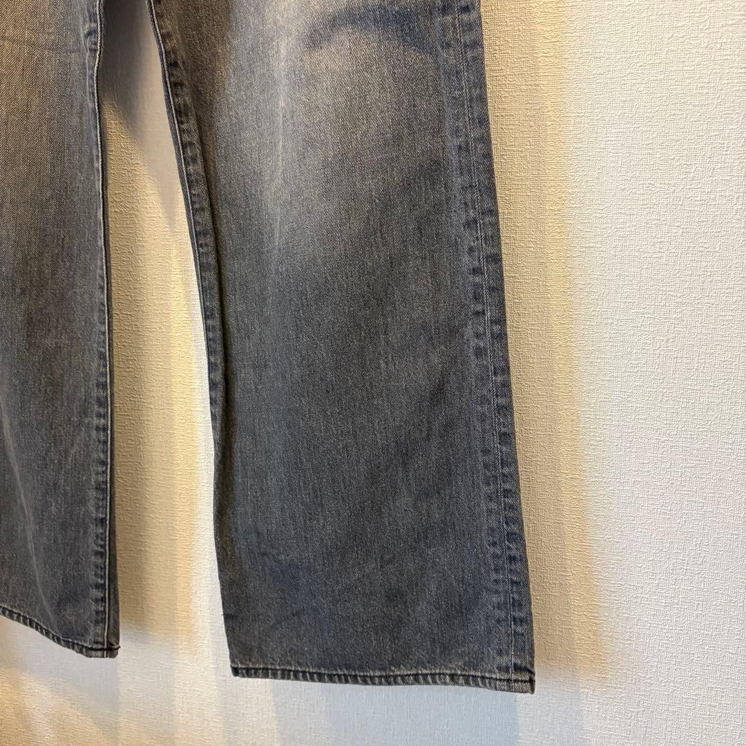 【新品　タグ付き】ウィムガゼット　ドロスト　デニムパンツ　38 ブラック