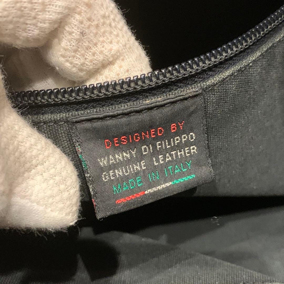 極美品✨イルビゾンテ トートバッグ オールレザーロゴ型押し A4可能 ブラック