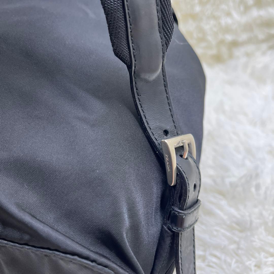 美品 PRADA プラダ 正規品 リュック バックパック　ナイロン ブラック 黒