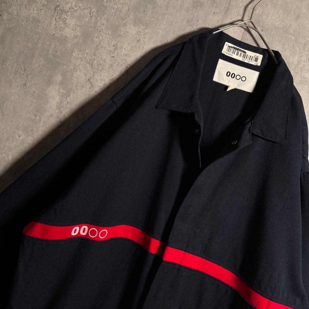 ⭐️希少⭐️00〇〇 ゼロゼロマルマル ショップコート XL相当 ネイビー 美品