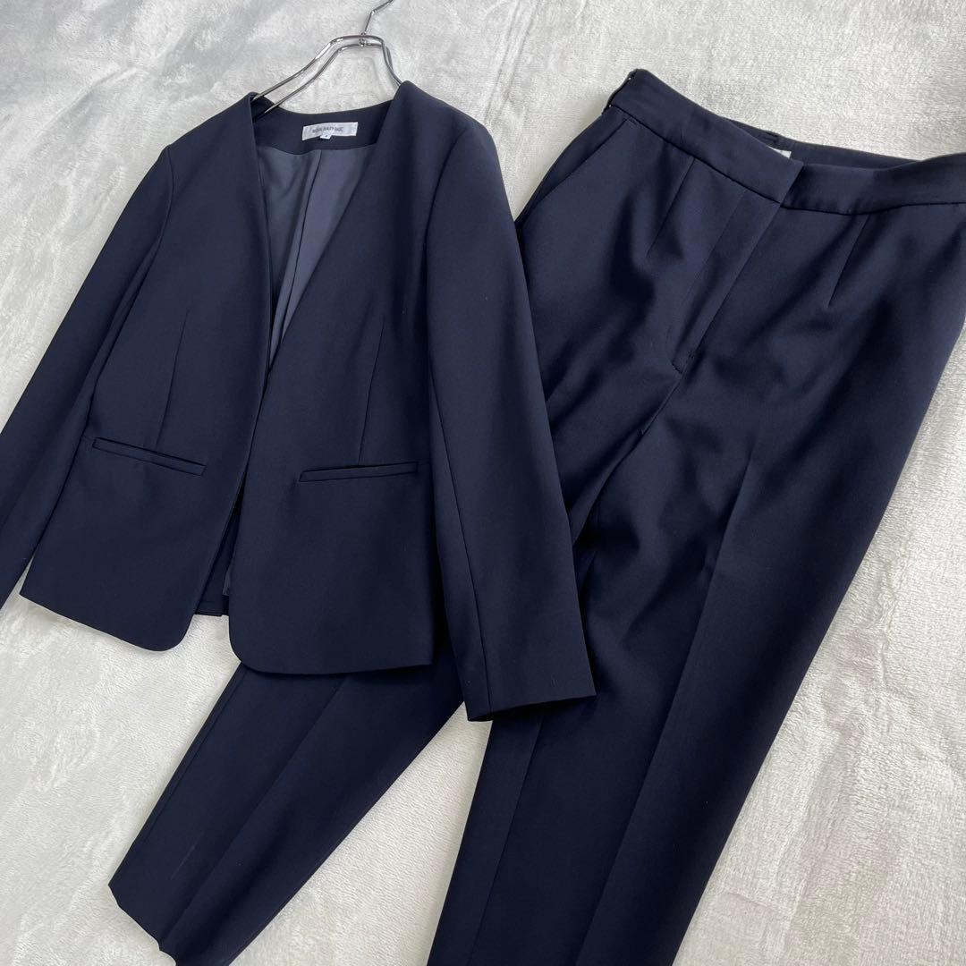 スズちゃんナチュラルビューティーベーシック スーツ S ノーカラー