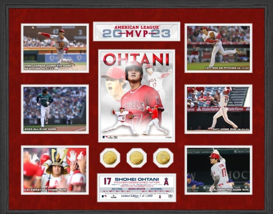 【限定品】大谷翔平選手 2023 AL MVP受賞プレミアムMEGAフォトミント