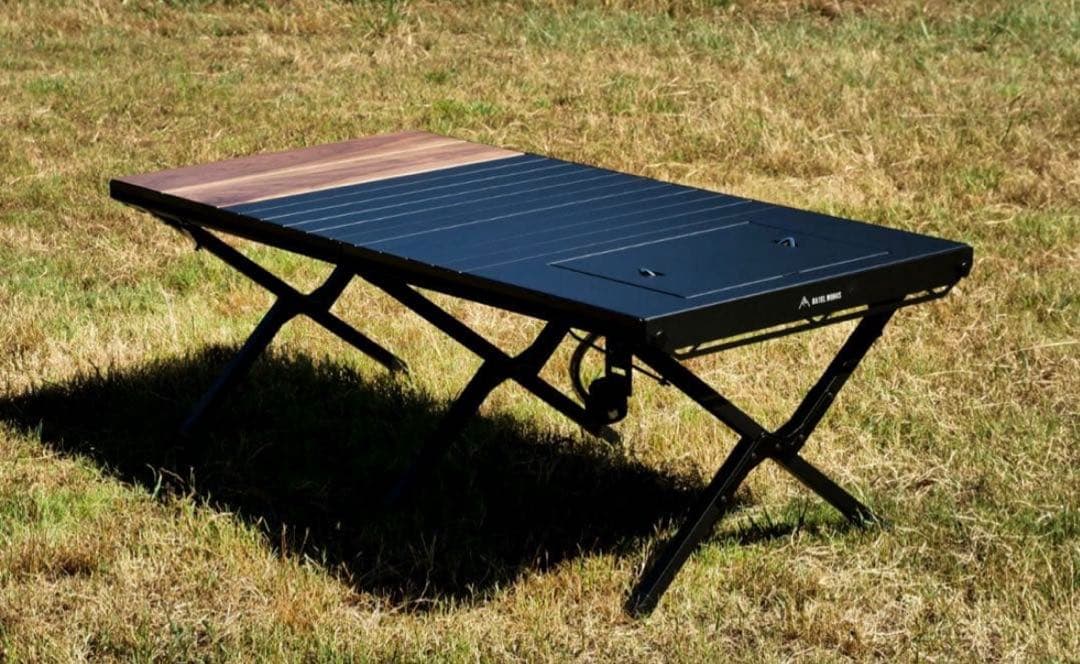 ラーテルワークス　ウッドパネルテーブル120