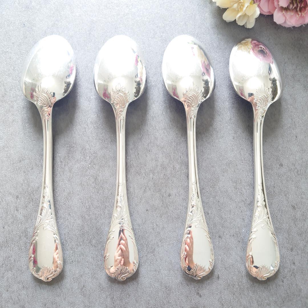 希少 クリストフル マルリー スタンダードスプーン 4点